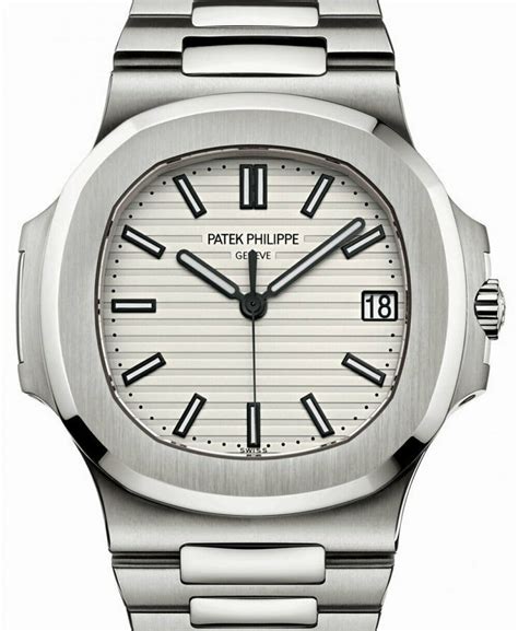 patek philippe white dial nautilus